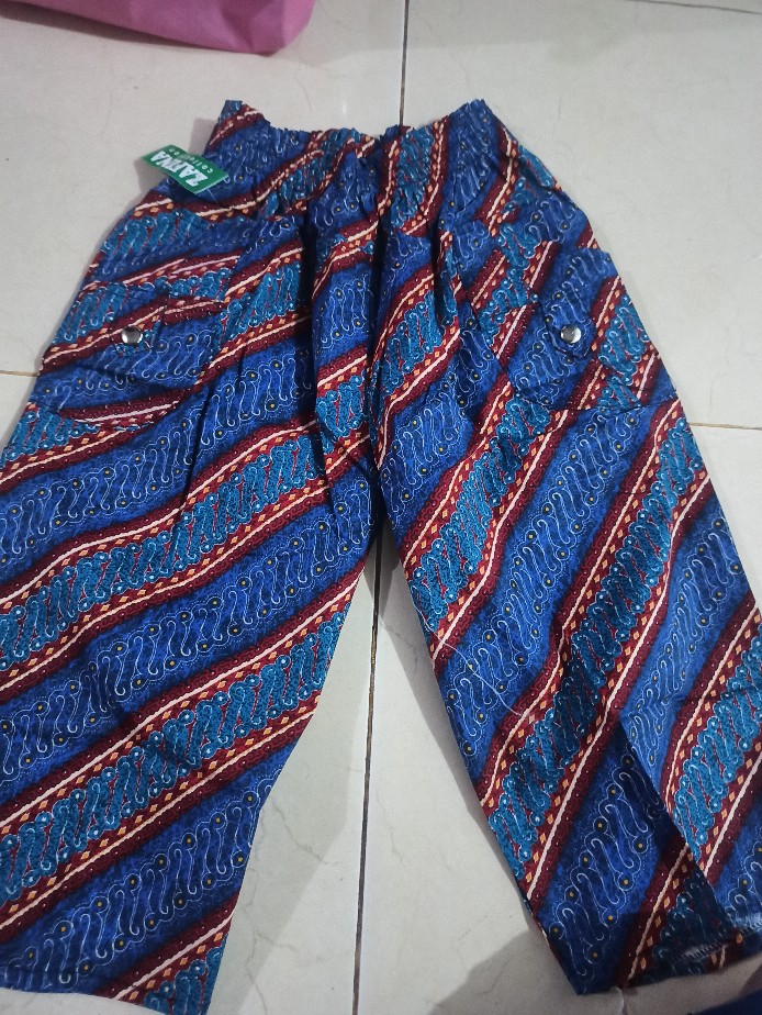 Sb Collection Celana Pendek Melina Shortpants Casual Jumbo Batik Wanita