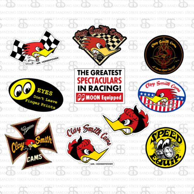 

Sticker Stiker pack Claysmith Mooneyes