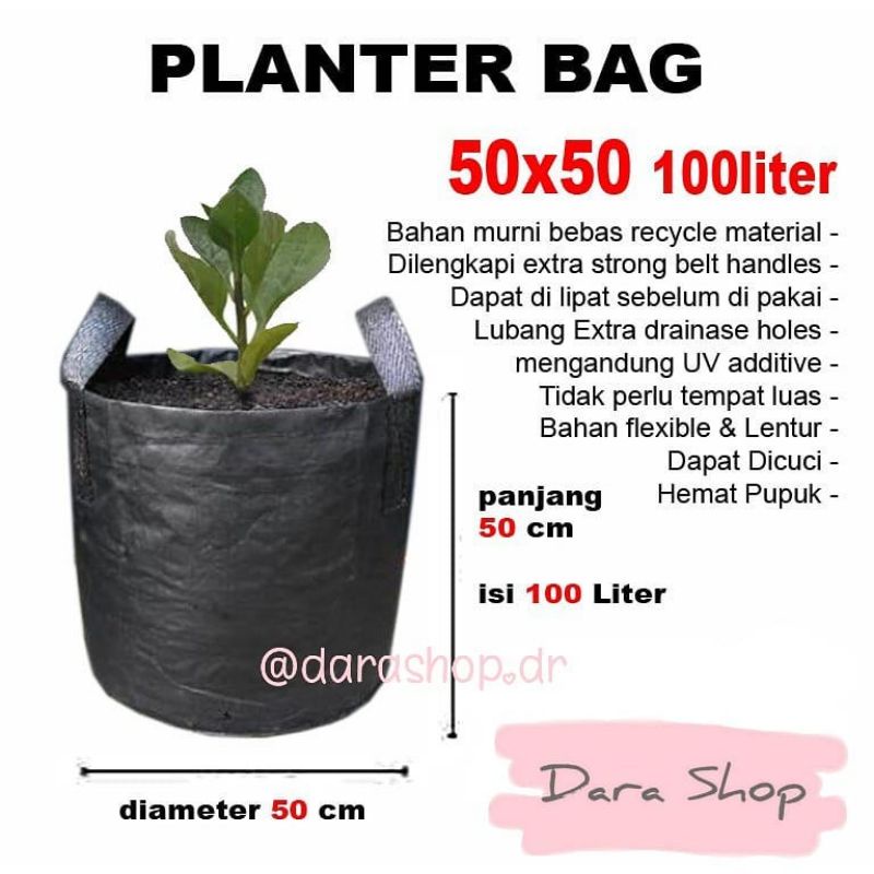Planterbag / Pot Terpal 100L Tali 2