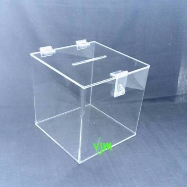 

Acrylic Kotak amal meja clear , kotak amal akrilik