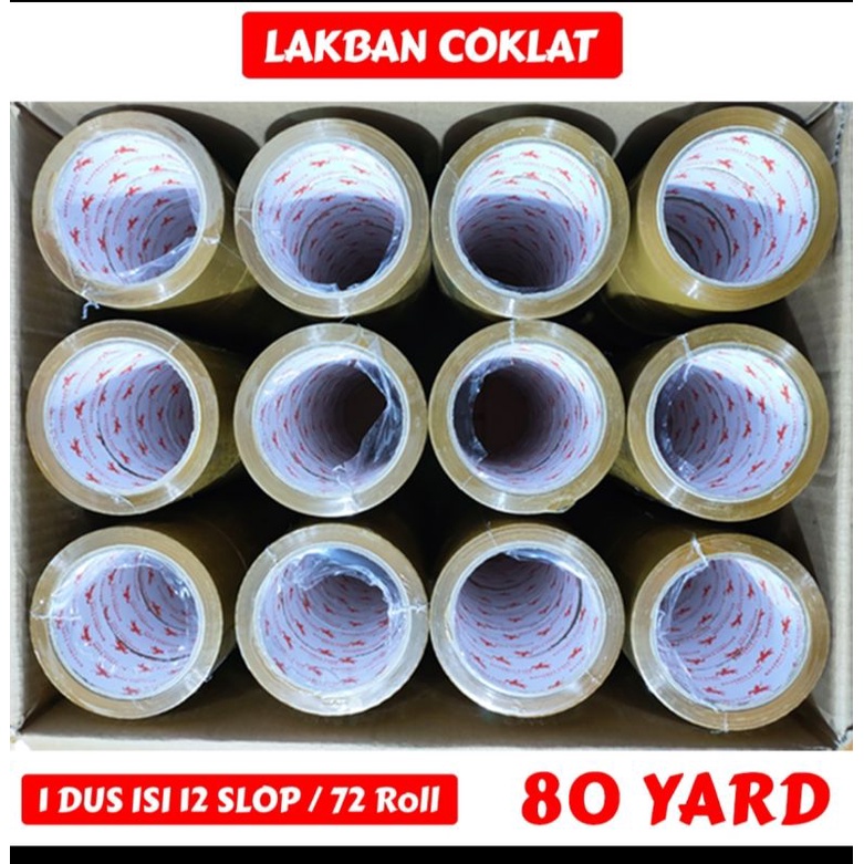 Lakban coklat 300yard