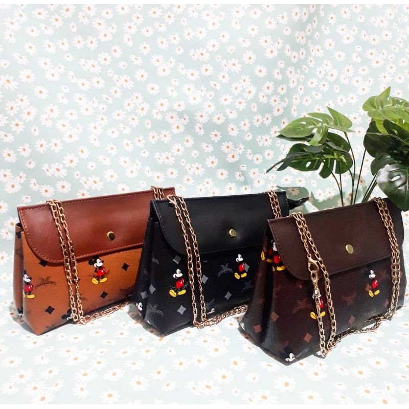 SLING BAG LOLY MICKEY / TAS SELEMPANG KEKINIAN / TAS WANITA MURAH