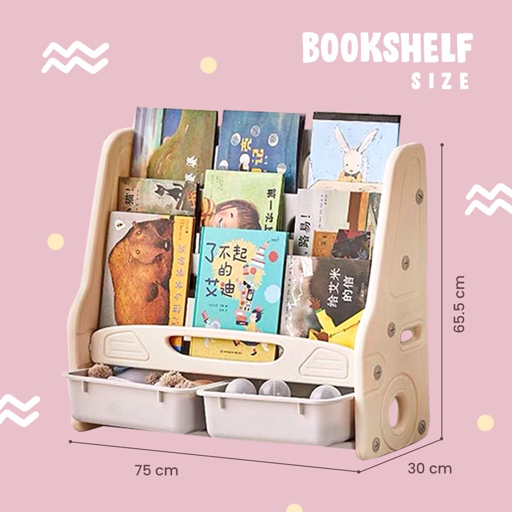 Duo Ladies Bookshelf rak buku