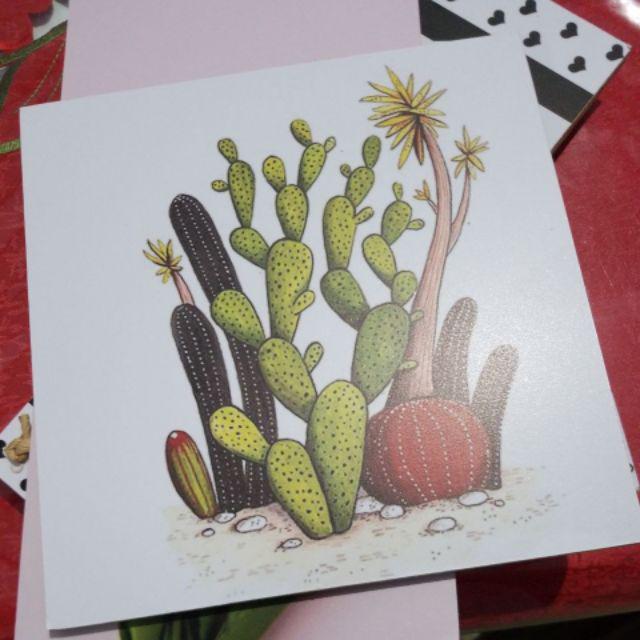 Wp Project Hiasan Dinding Walldecor Pajangan Dinding Shabby Chic Kaktus Succulents