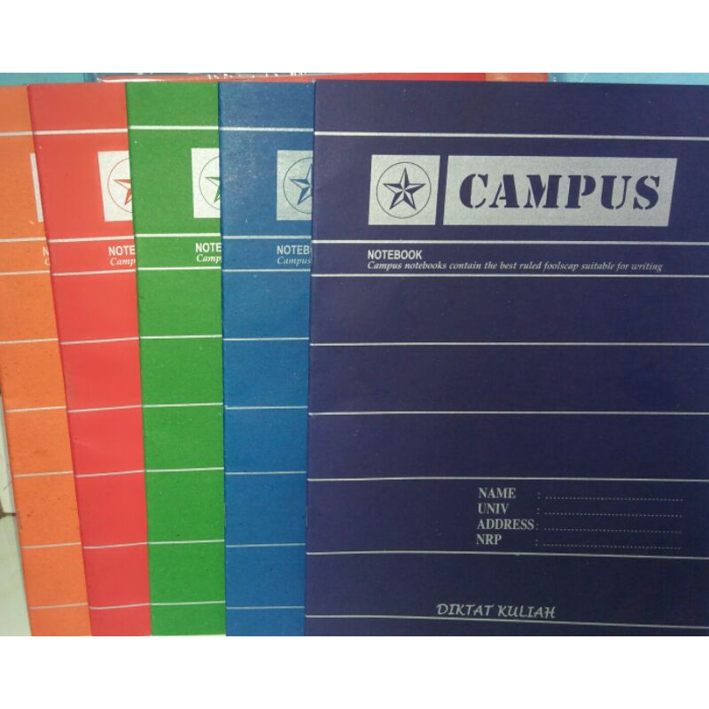 Buku Tulis Diktat Campus Bintang [ Campus Notebook ]