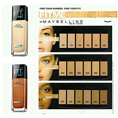 ★ BB ★Maybelline Fit Me Matte + Poreless Foundation 30Ml - Botol