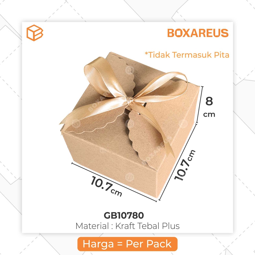 Gift Box Kotak Kue Souvenir Packaging Kado | GB10780 (50pc)