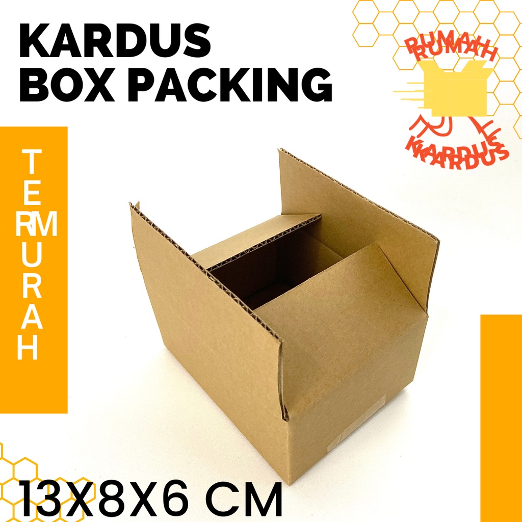 

Kardus Packing Box Dus 13X8X6 TERLARIS POLOS