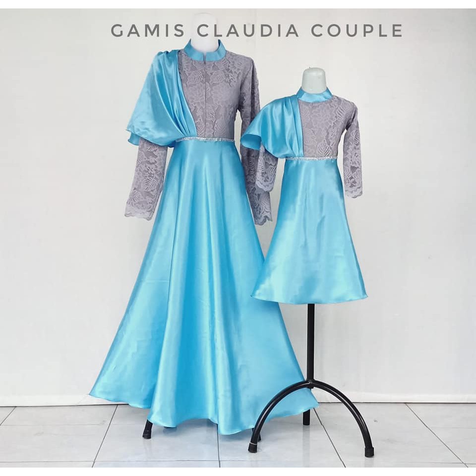 ETHNICKIDSWEAR CLAUDIA GAMIS COUPLE MOM AND KIDS GAMIS PESTA GAMIS BROKAT GAMIS KONDANGAN MAXI DRESS