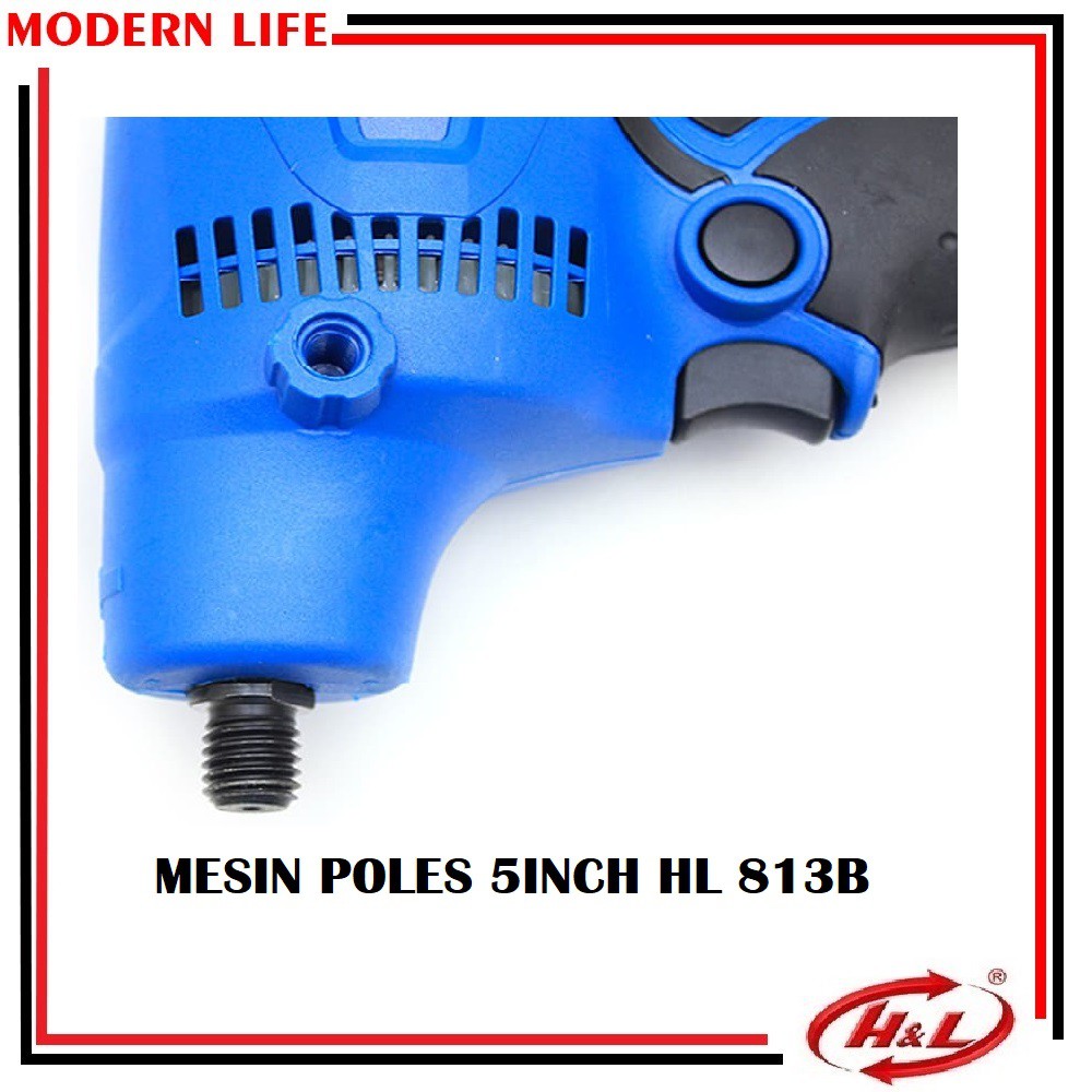 Mesin Poles Mobi Mobil 5&quot; Inch / Mesin Poliser Mobil Motor 5inch ( BENZ / HL-318 ) Variable Speed