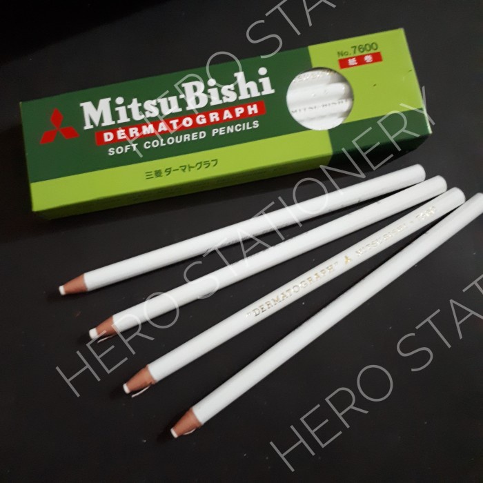 

Diskon Pensil Kaca Pencil Glass Dermatograph Mitsubishi Original Putih White Berkualitas