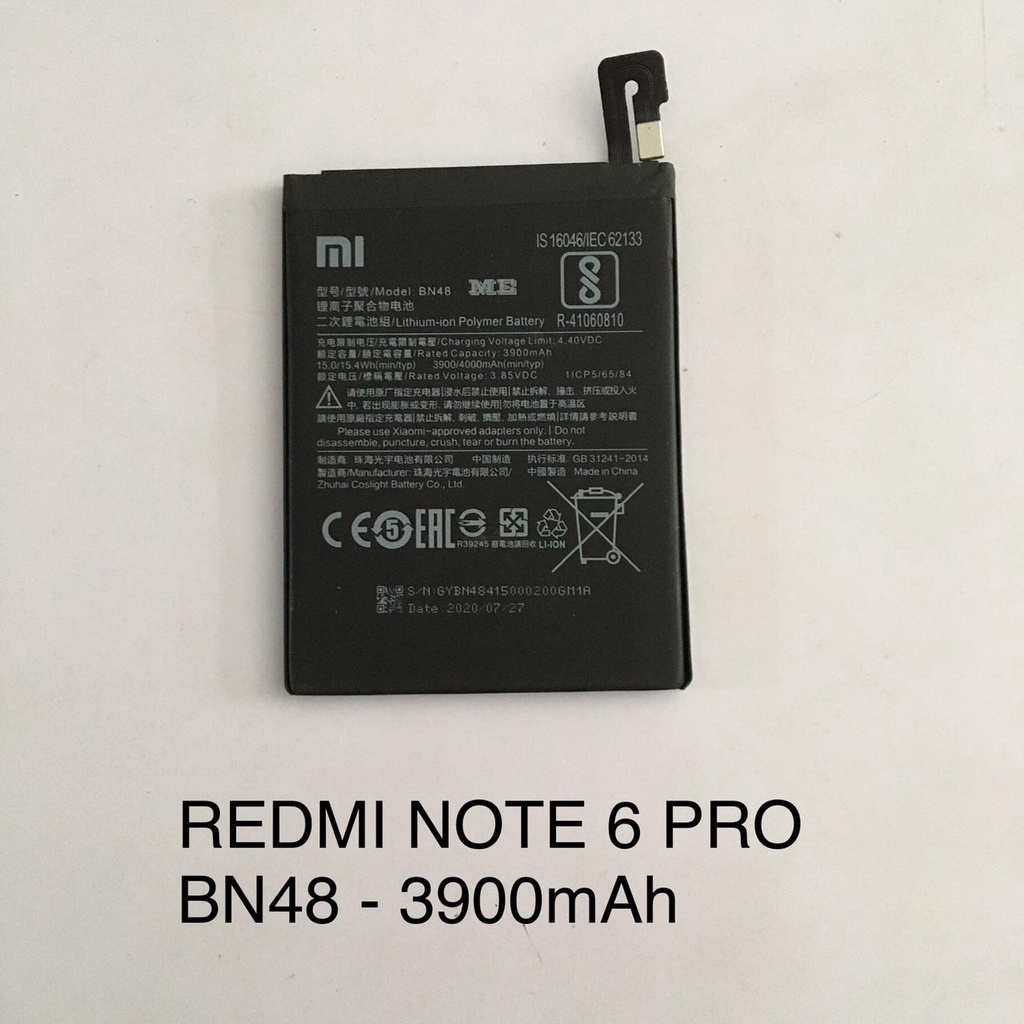 Baterai Redmi Note 5 - Redmi Note 5 PRO - Redmi Note 6 PRO - BN45 BN48