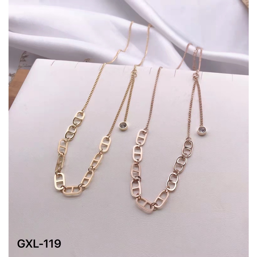 Set Titanium Kalung Dan Gelang Perhiasan Fashion  119.3127