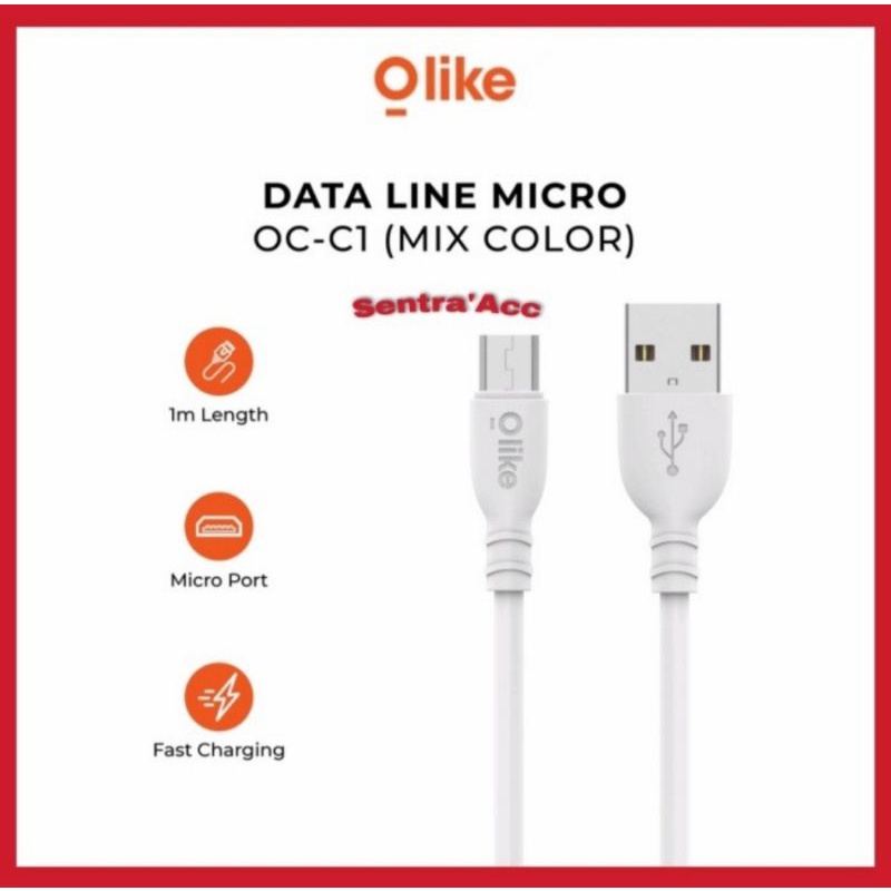 Olike Kabel Data Micro Usb Fast Charging Olike Oc C1 Original