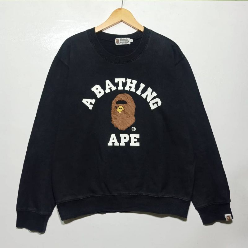 crewneck a bathing ape second