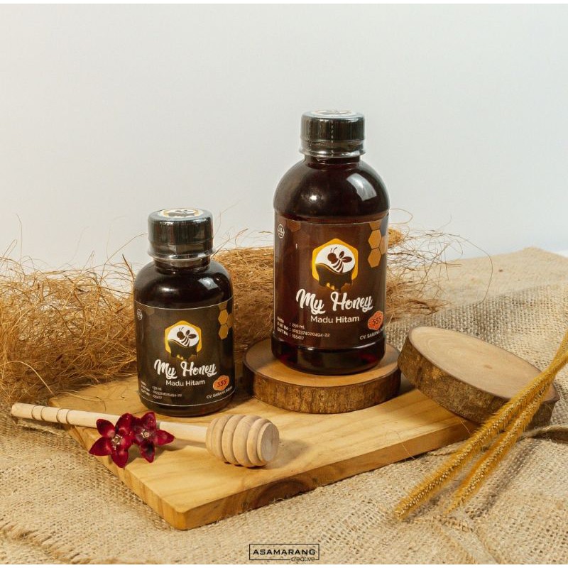 

(Promo spesial) Madu hitam " My Honey" (Original) 250 ml & 130 ml