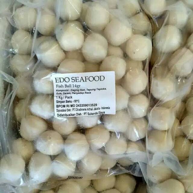 

Edo fish ball 14 gram 1kg 6 pcs