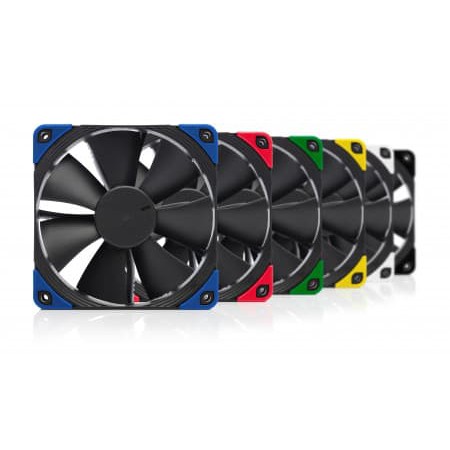 Coolerfan Noctua Chromax Swap Fan 12cm Black Fan With Multicolor Rubber - NF-F12 PWM CH.BK.S