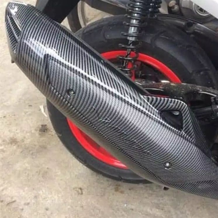 cover knalpot carbon nmax lama cover tutup knalpot nmax old karbon merk VND