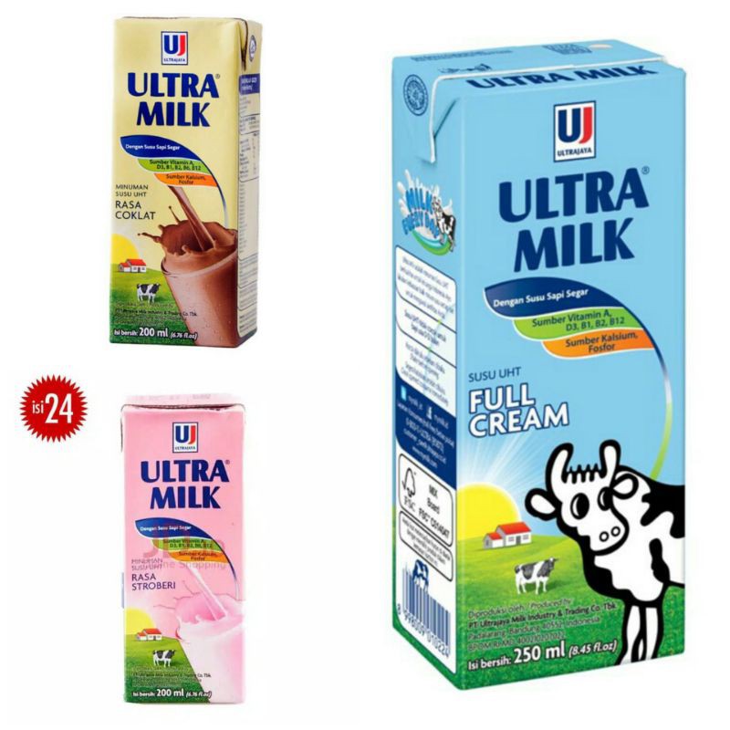 

Susu UHT Ultra 200ml Harga Grosir / Kartonan