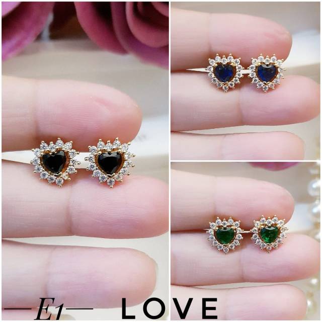 Xuping anting lapis emas 18k 2120i