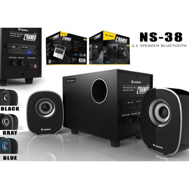 SPEAKER ACTIVE BLUETOOTH NUBWO CRANEO NS-38