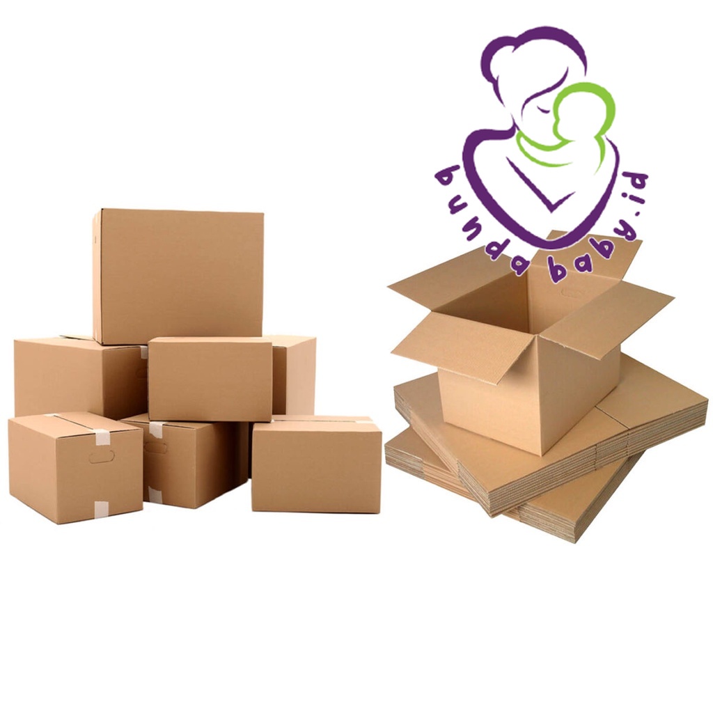 

Box Packaging Kardus / Bungkus Kemasan Packing Polos -bundababy