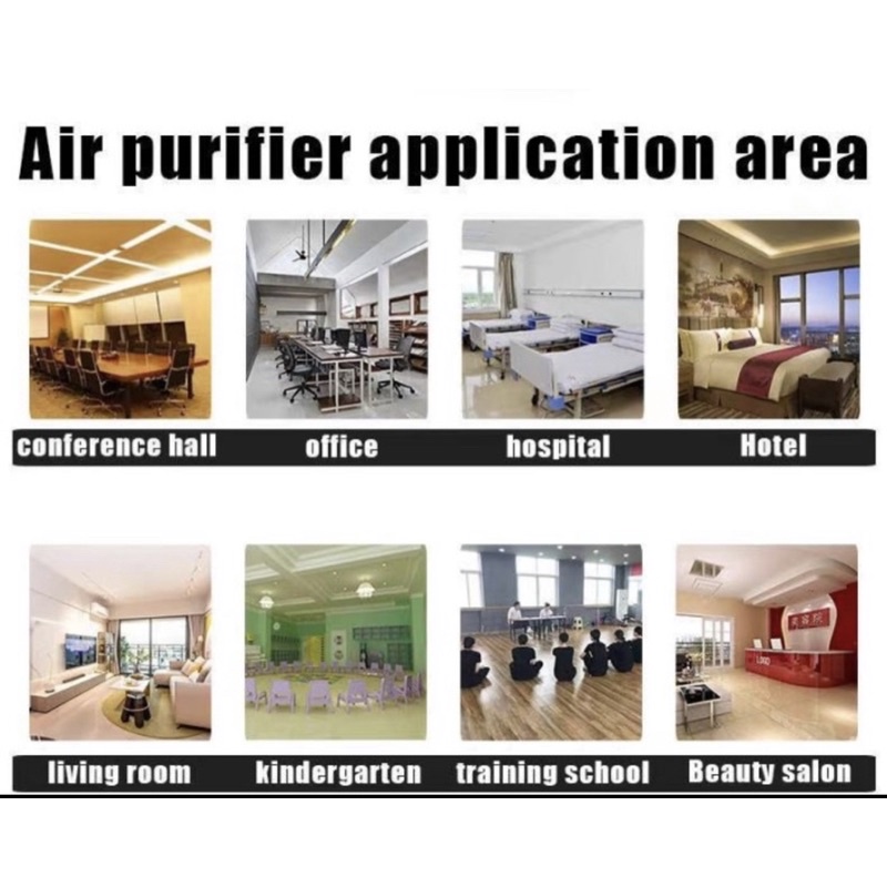 Air Purifer With HEPA UV Sterilizer , Penyaring Udara Ruangan +UV