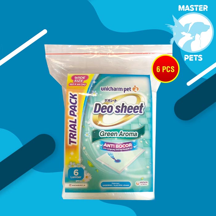 Deo-sheet Alas Pipis Poop anjing Perlak Hewan 6 pcs Repack