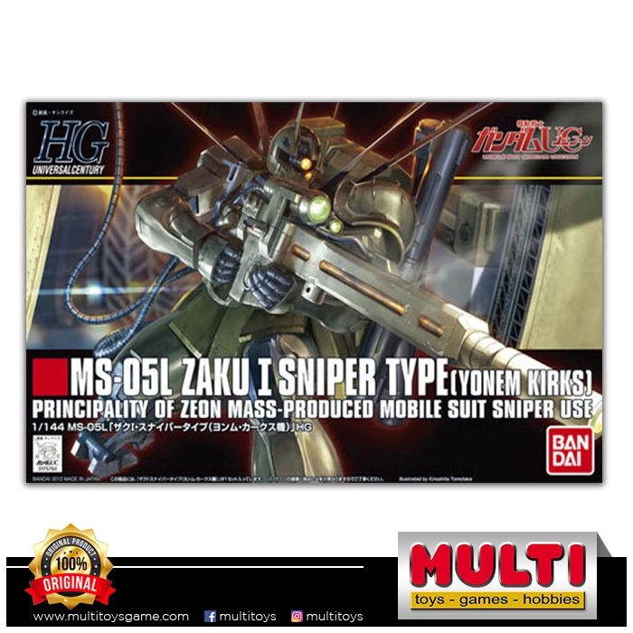 GUNDAM HGUC 1144 ZAKU I SNIPER TYPE 75794