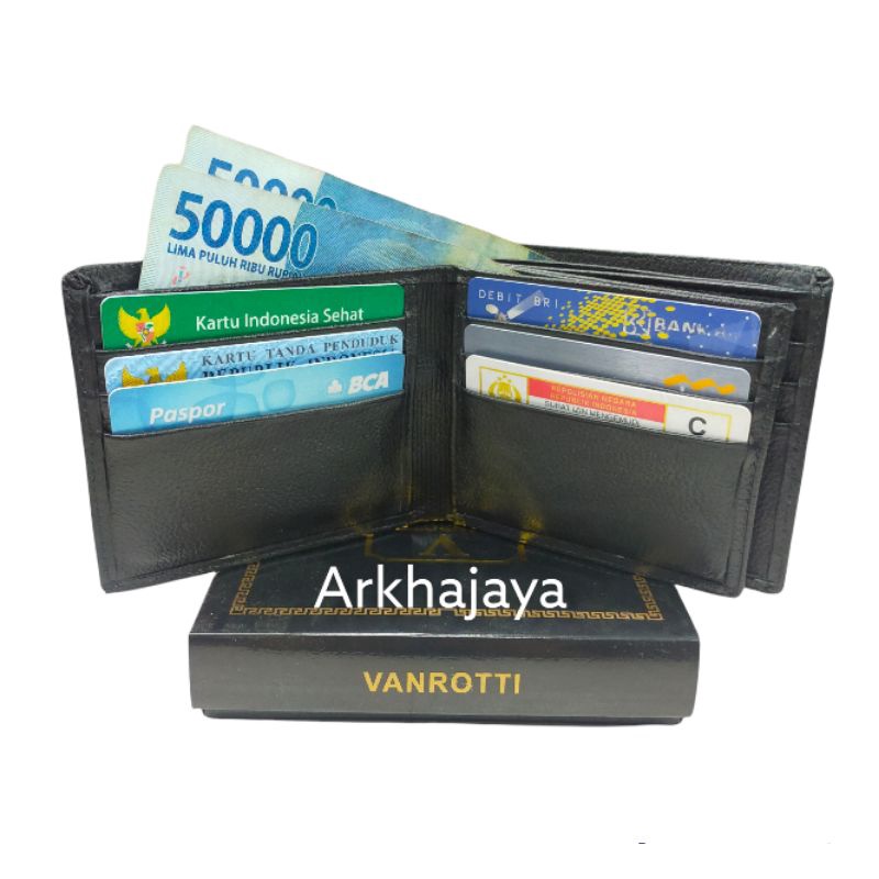 COD DOMPET LIPAT PRIA 3 DIMENSI VANROTTI KULIT ASLI/DOMPET COWO COWOK 3 DIMENSI/DOMPET LAKI LAKI 3 DIMENSI TERMURAH. Dompet Vanrotti Kulit asli