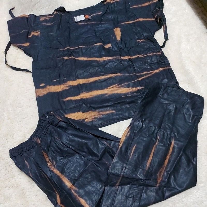 ONE SET PIYAMA CP TIEDYE WANITA / SET PAJAMAS TIE DYE CELANA PANJANG (etalase1)-Motif 33