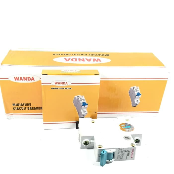 MCB 2A 4A 6A 10A 16A Merk Wanda Miniature Circuit Breaker