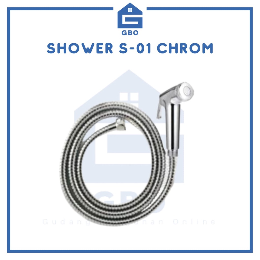 KRANZ - SHOWER KAMAR MANDI TIPE S-01 CHROM / JET SHOWER MERK KRANZ