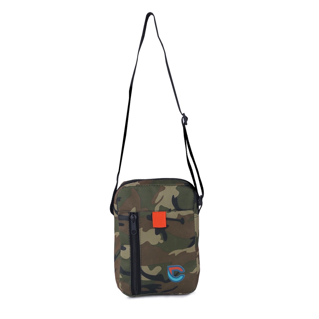 Toko Thabita Tas Selempang Pria Mini Sling Bag Loreng Army Sako Wallet