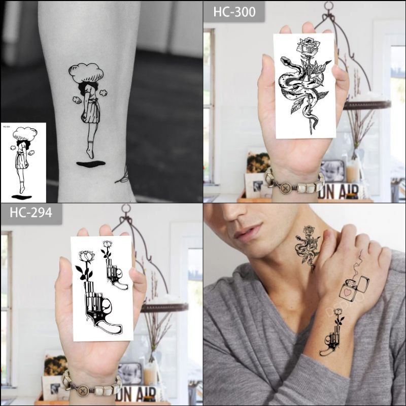 Tatto temporary terbaru size 10x6cm MODEL HC