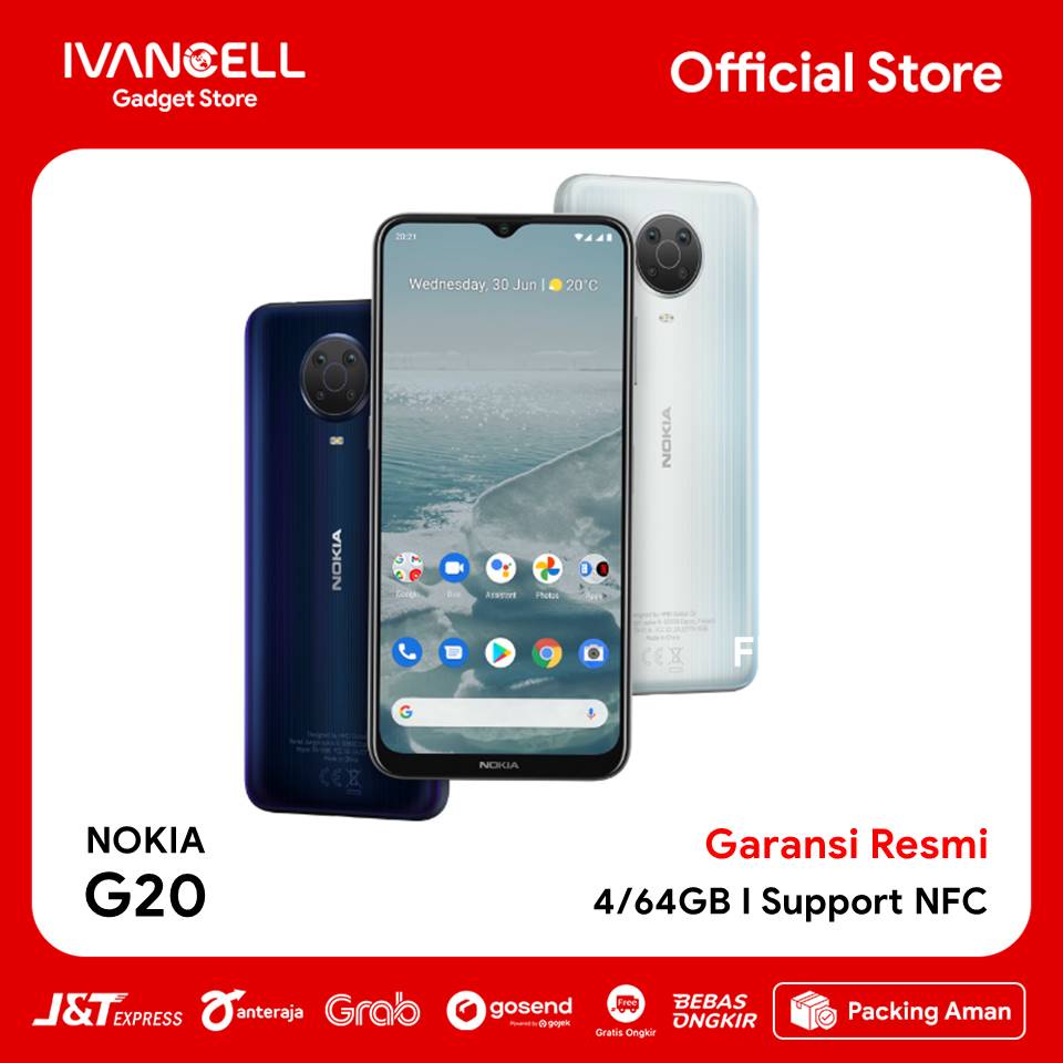 Official Nokia G20 4/64 GB Smartphone stock Android OS TA-1336