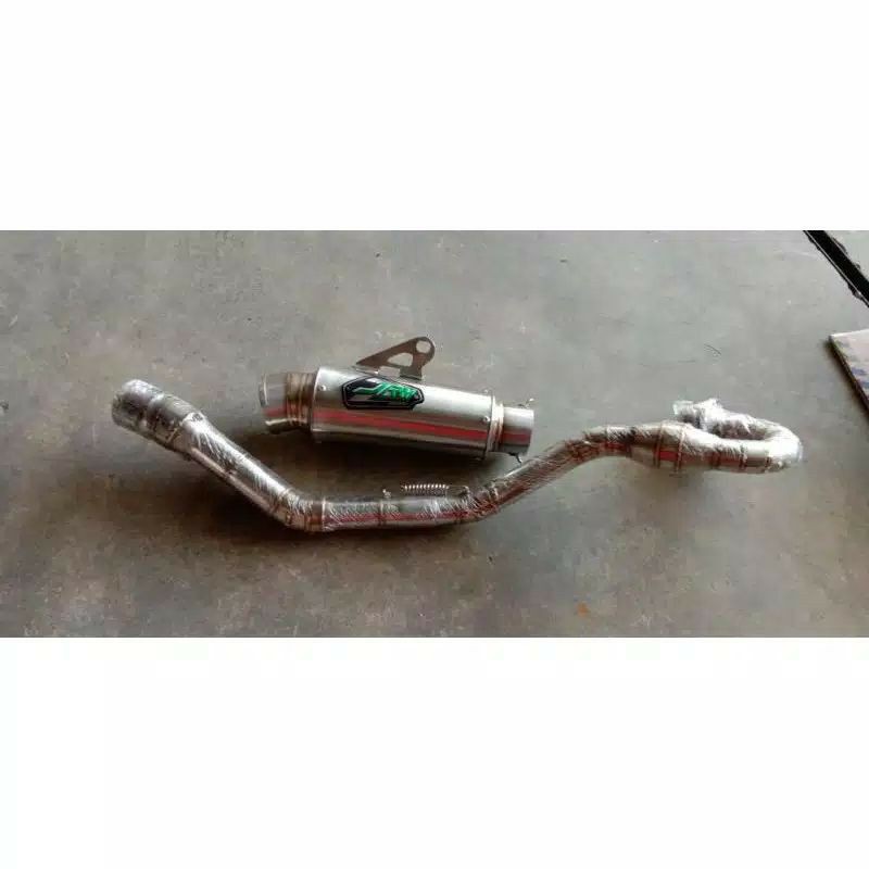 knalpot crf KLX leher standar