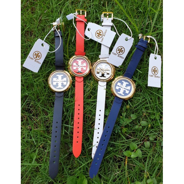 Jam tangan wanita TORY BURCH TBW 6204 6203 6202 6201 6200 Leather Quartz