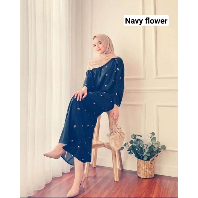 daster long lengan panjang LD 120 PB 130 bawah mata kaki, daster panjang viral kekinian, daster rayon busui terlaris ARBANI COLECTION-LONG ( ACAK )