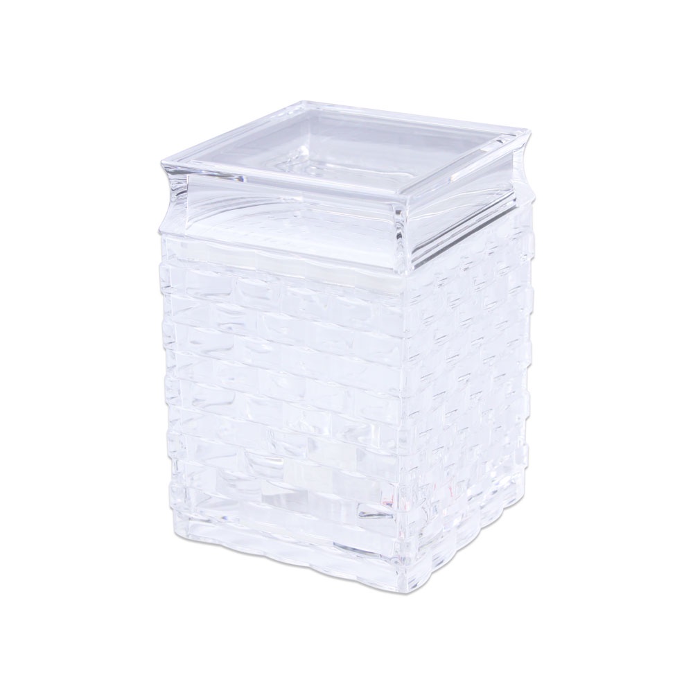 Toples Persegi 10x10x12 Cm - Transparan Krishome