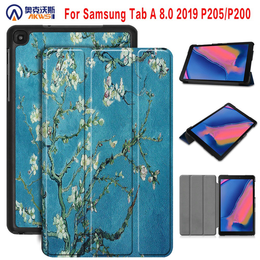 Case Samsung Galaxy Tab A 2019 8 Inch P200/P205 Flip Case Cover Motif