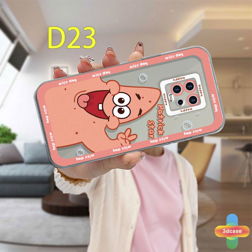 Casing Soft TPU Case Xiaomi Redmi Note 9 8 10 10S 9 10 PRO MAX 11 9S Xiaomi Redmi POCO C3 C31 X3 NFC X3 PRO Redmi 9C NFC 9A 9i 9T 9AT 9ACTIV 9 PRO Power 10X POCO M2 PRO 10 Prime Cartoon SpongeBob SquarePants Transparent Case