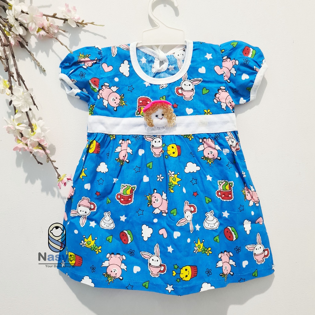 [MM-005] Setelan baju bayi 0 - 6 bulan motif kotak lucu + bandana