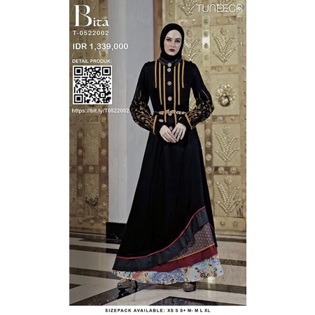 (Cicilan) Gamis Tuneeca Amina T-0522002 By Tuneeca Original