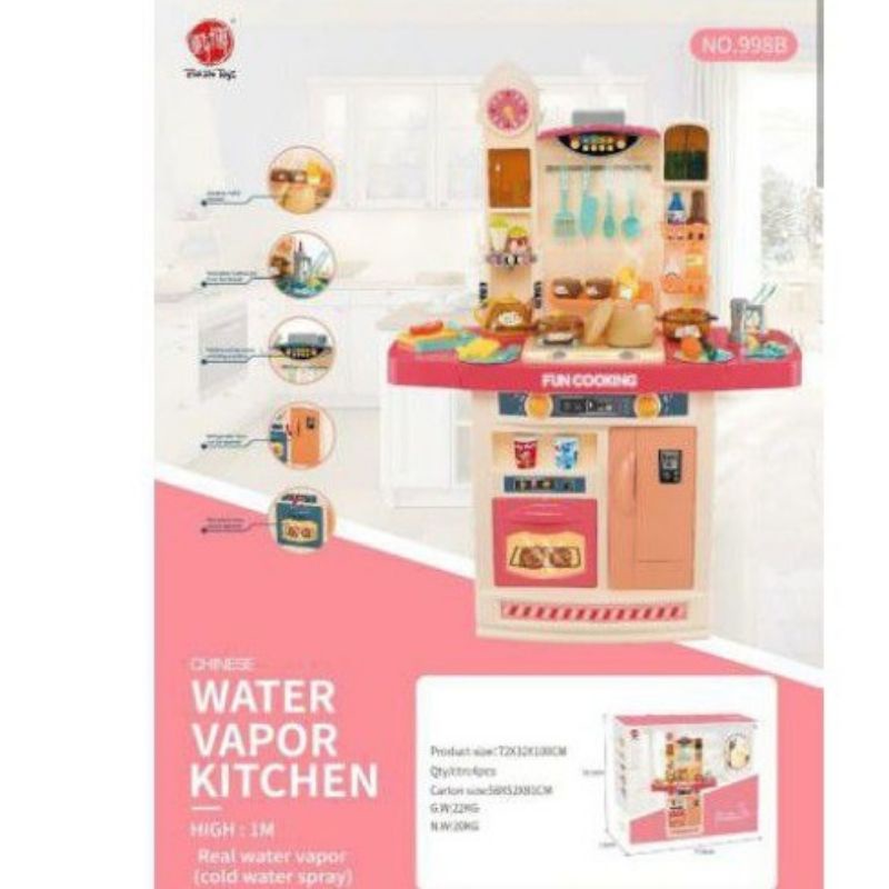 Mainan masak masakan kitchen water vapor jumbo