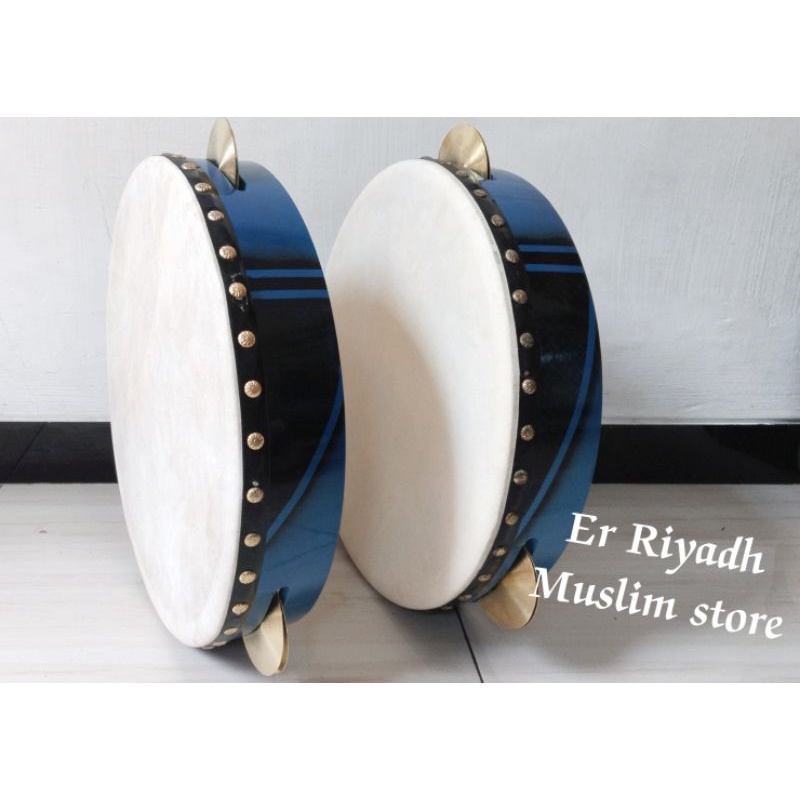 Tiron Hadroh Yaman Hadroh Hadramaut Rebana Yaman Rebana Hadramaut Motif Biru Kombinasi Warna Kesukaa