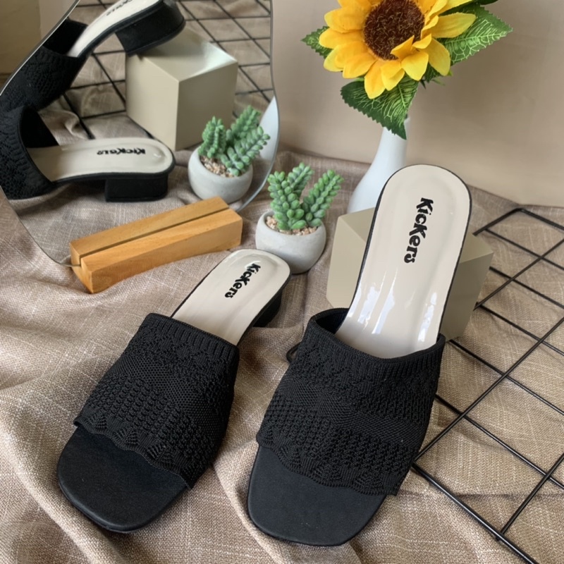 SANDAL SLOP RAJUT CEWEK HAK TAHU 3CM TERBARU TERMURAH MODERN KOREA SLOP RAJUT RICIS SANDAL HAK TAHU WANITA RAJUT IMPORT SENDAL HEELS HILS HIL WANITA CEWEK PEREMPUAN MURAH TERBARU KEKINIAN ORIGINAL