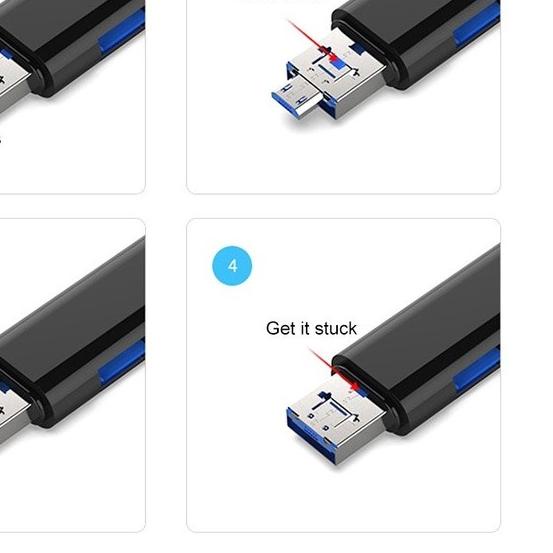 ✫ 2022New USB3.0 Card Reader High Speed SD TF Micro SD Card Reader Type C USB C Micro USB Memory OTG