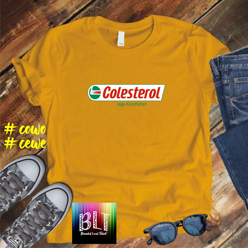 Cod/Kaos Dtf colesterol/Kaos Terlaris Kualitas Terjamin Kaos Pria Distro Hits2022/Kaos Murah Kaos Cotton 30s Kaos katun/Kaos Bergambar Kaos Distro Kaos Pria Dan Wanita Kaos Kata2 Lucu Kaos Viral/Kaos Promo/Best Seller